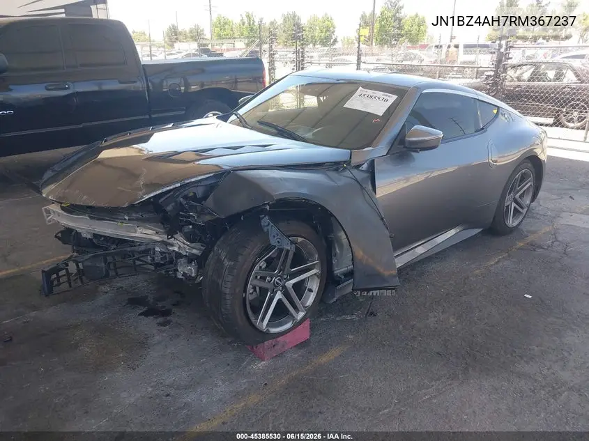 2024 Nissan Z Sport Manual VIN: JN1BZ4AH7RM367237 Lot: 45385530