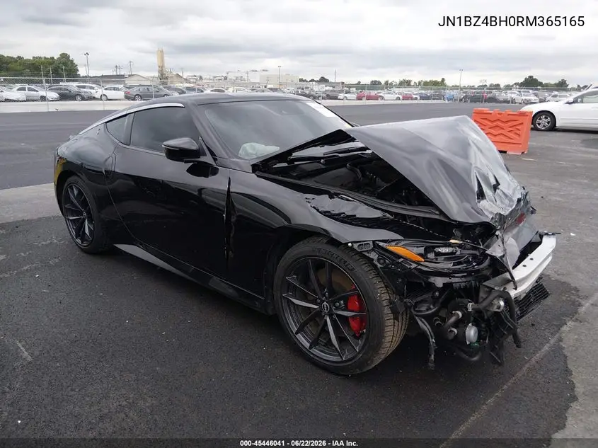 2024 Nissan Z Performance Manual VIN: JN1BZ4BH0RM365165 Lot: 45446041