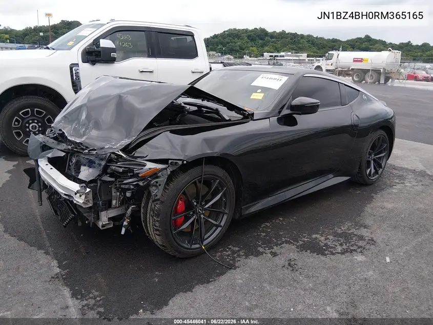 2024 Nissan Z Performance Manual VIN: JN1BZ4BH0RM365165 Lot: 45446041