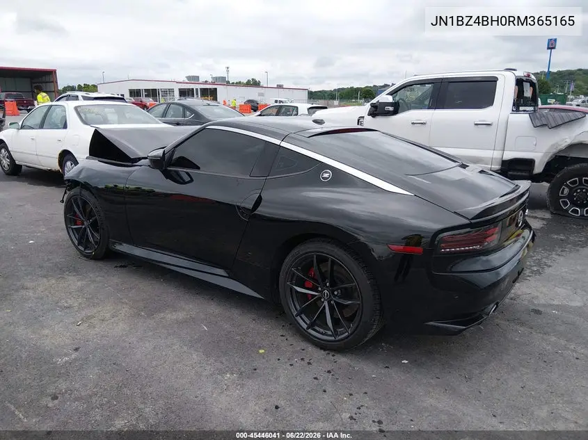 2024 Nissan Z Performance Manual VIN: JN1BZ4BH0RM365165 Lot: 45446041