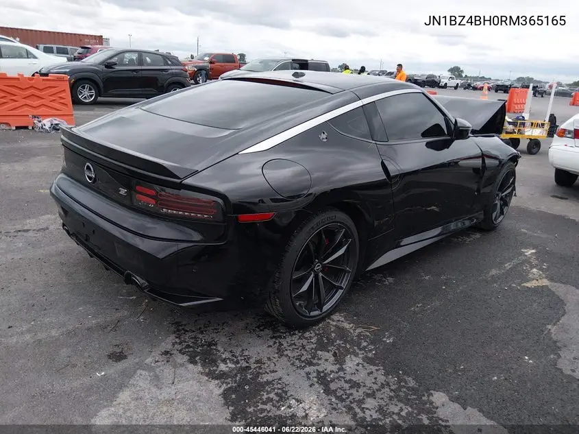 2024 Nissan Z Performance Manual VIN: JN1BZ4BH0RM365165 Lot: 45446041