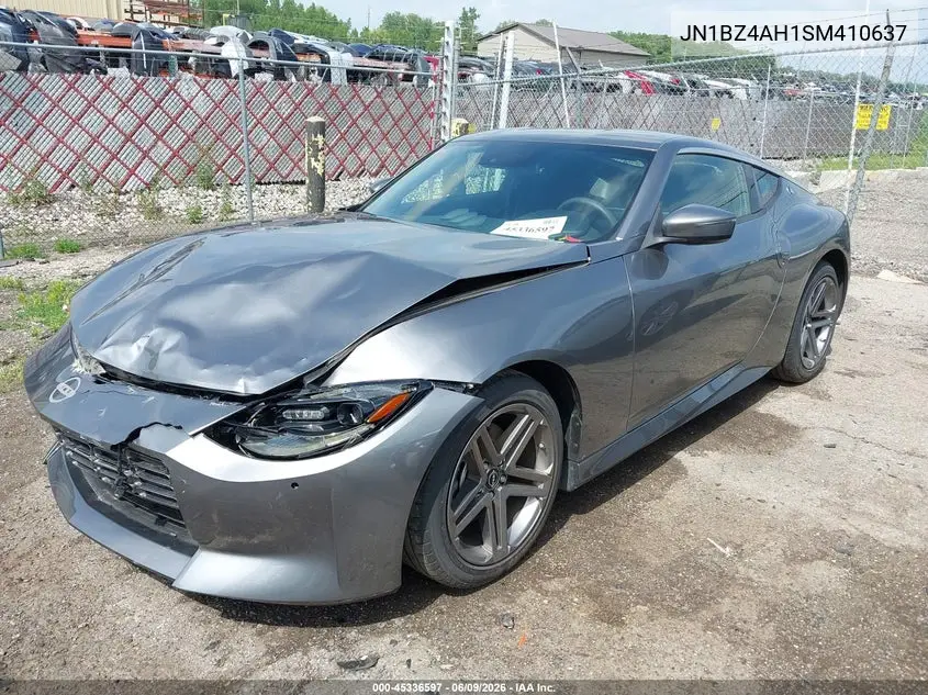 2025 Nissan Z Sport Manual Transmission VIN: JN1BZ4AH1SM410637 Lot: 45336597