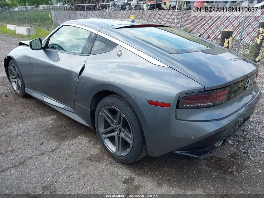 2025 Nissan Z Sport Manual Transmission VIN: JN1BZ4AH1SM410637 Lot: 45336597