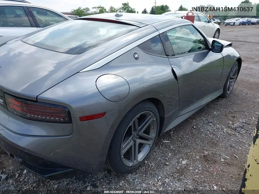 2025 Nissan Z Sport Manual Transmission VIN: JN1BZ4AH1SM410637 Lot: 45336597