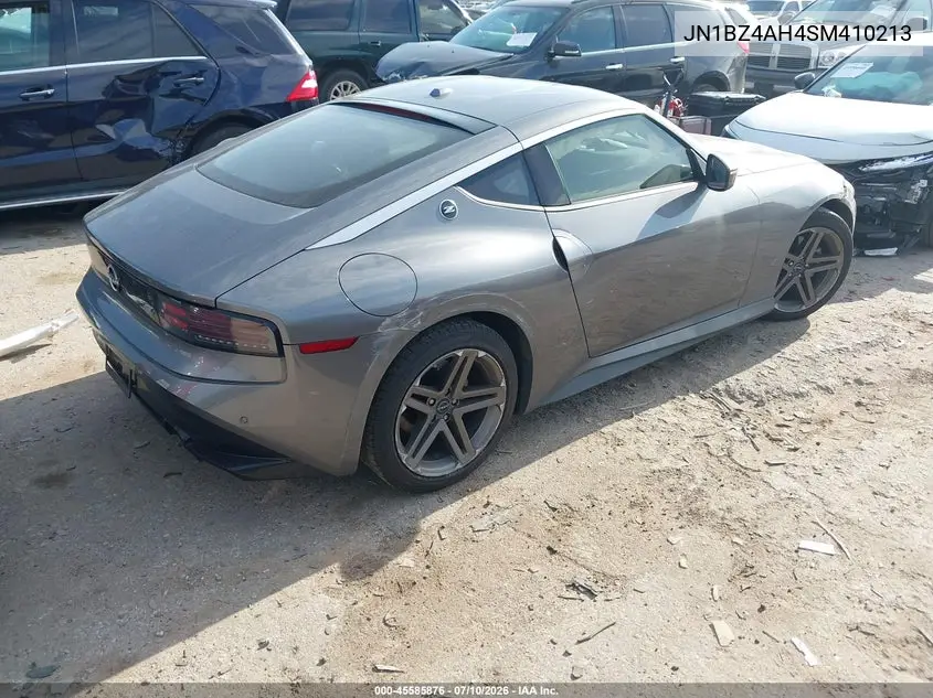 2025 Nissan Z Sport Automatic Transmission VIN: JN1BZ4AH4SM410213 Lot: 45585876