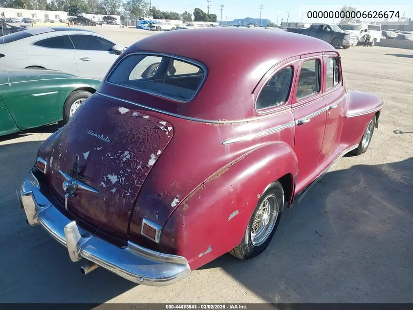 1941 Oldsmobile Other VIN: 00000000006626674 Lot: 44473841