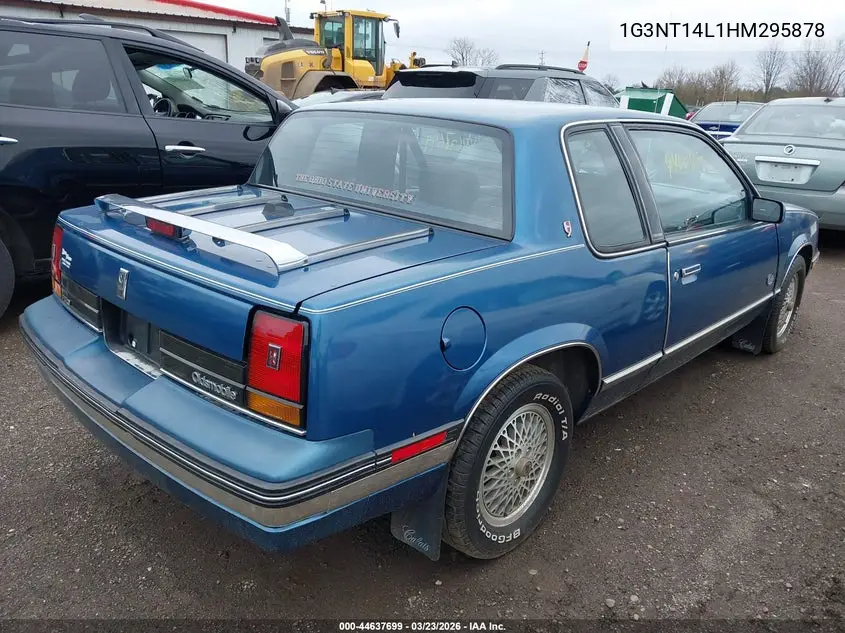 1987 Oldsmobile Calais Supreme VIN: 1G3NT14L1HM295878 Lot: 44637699