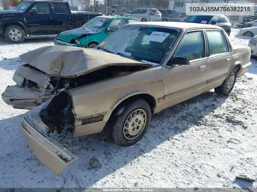 1995 Oldsmobile Ciera Sl VIN: 1G3AJ55M7S6382215 Lot: 44160728