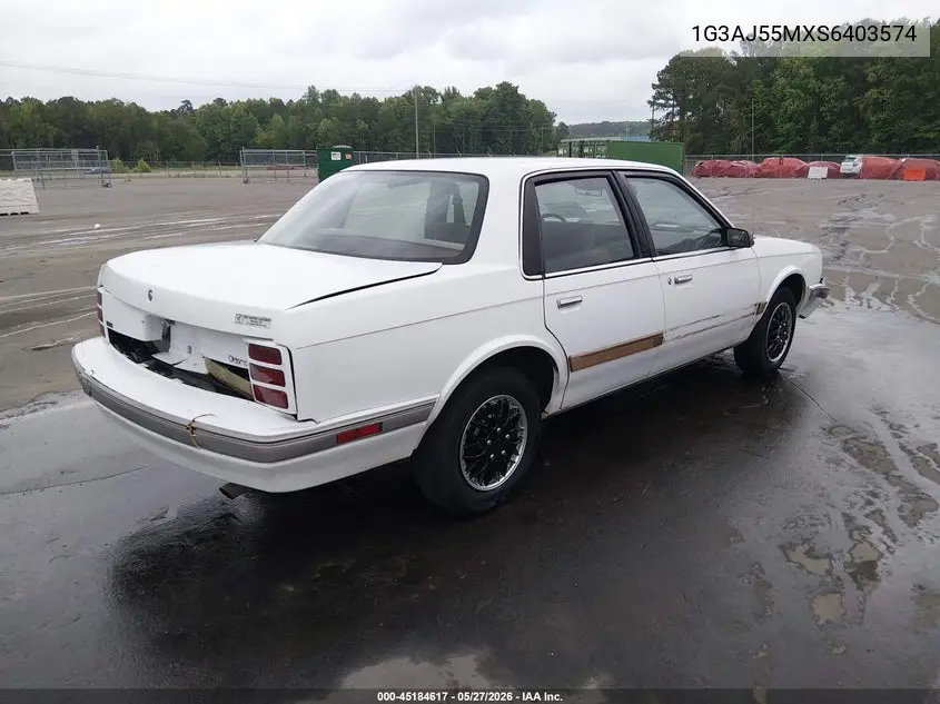 1995 Oldsmobile Ciera Sl VIN: 1G3AJ55MXS6403574 Lot: 45184617