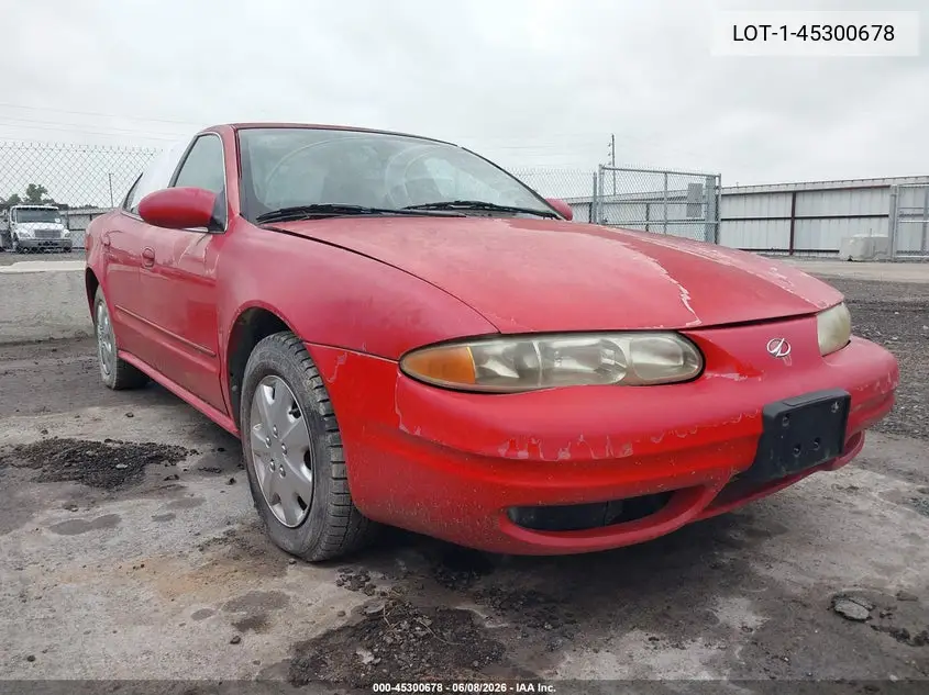 2000 Oldsmobile Alero Gl3 VIN: 1G3NL52E1YC410934 Lot: 45300678