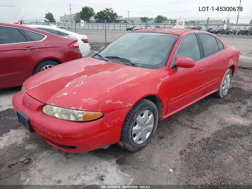 2000 Oldsmobile Alero Gl3 VIN: 1G3NL52E1YC410934 Lot: 45300678