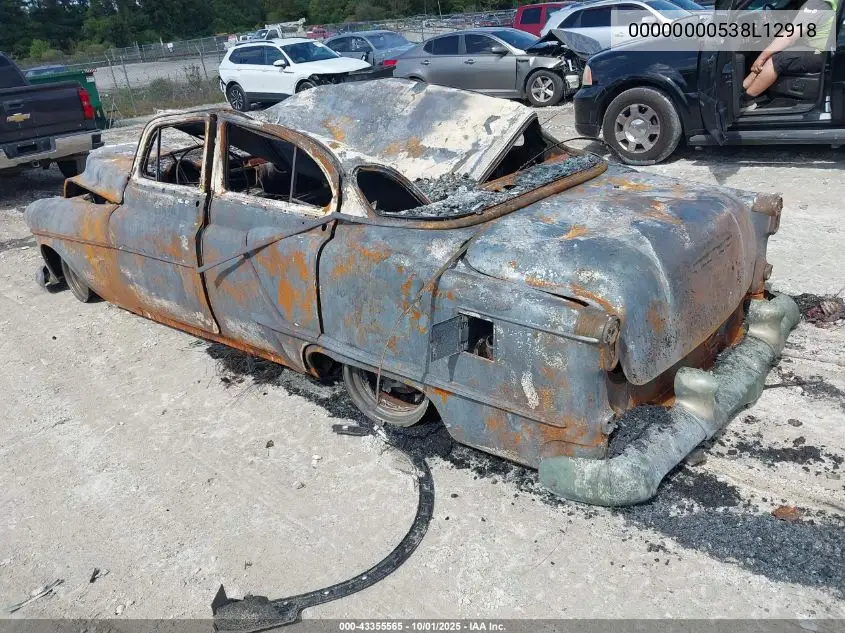 1953 Oldsmobile 88 VIN: 00000000538L12918 Lot: 43355565
