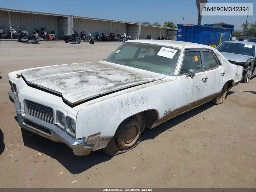 1970 Oldsmobile Delta 88 VIN: 364690M342394 Lot: 45276996