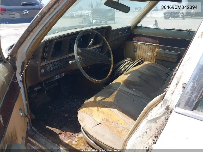 1970 Oldsmobile Delta 88 VIN: 364690M342394 Lot: 45276996