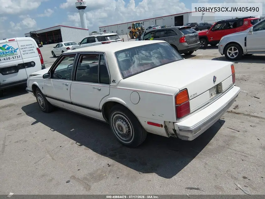 1988 Oldsmobile Delta 88 Royale Brougham VIN: 1G3HY53CXJW405490 Lot: 45664476