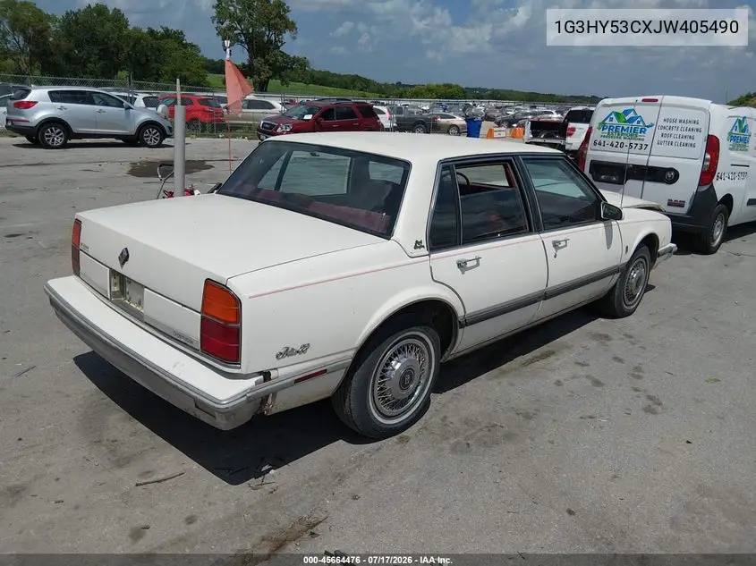 1988 Oldsmobile Delta 88 Royale Brougham VIN: 1G3HY53CXJW405490 Lot: 45664476