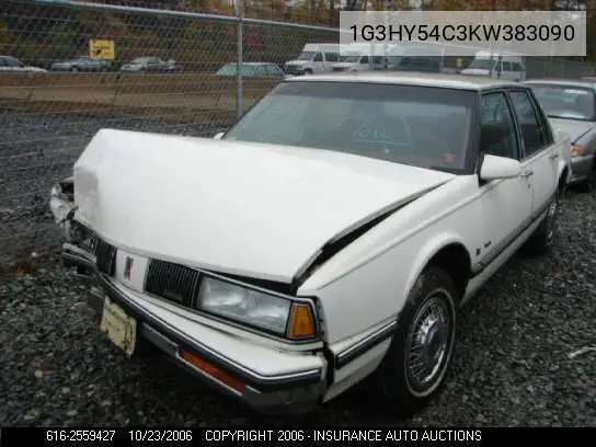1989 Oldsmobile Delta 88 VIN: 1G3HY54C3KW383090 Lot: 2559427