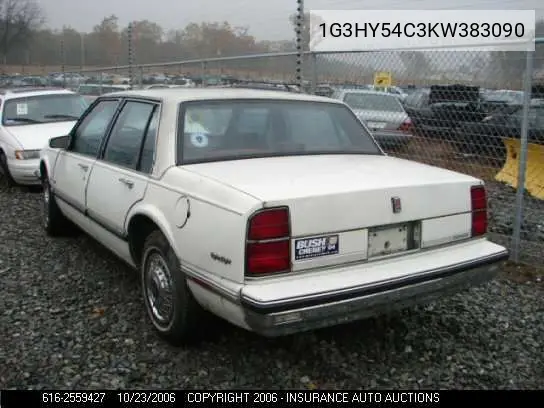1989 Oldsmobile Delta 88 VIN: 1G3HY54C3KW383090 Lot: 2559427