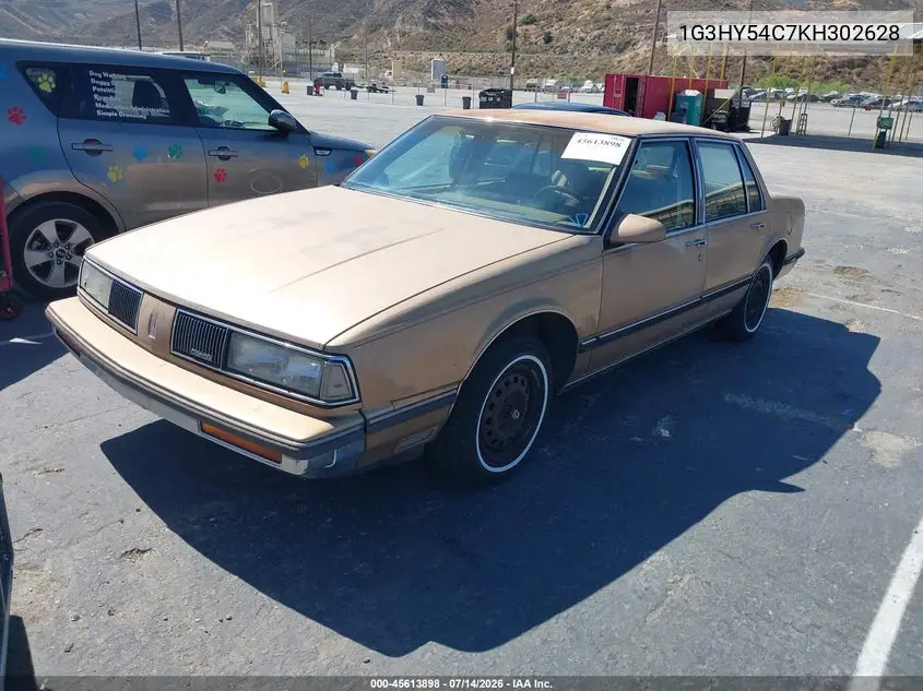 1989 Oldsmobile Delta 88 Royale Brougham VIN: 1G3HY54C7KH302628 Lot: 45613898