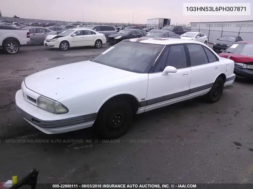 1993 Oldsmobile 88 Royale VIN: 1G3HN53L6PH307871 Lot: 22980111