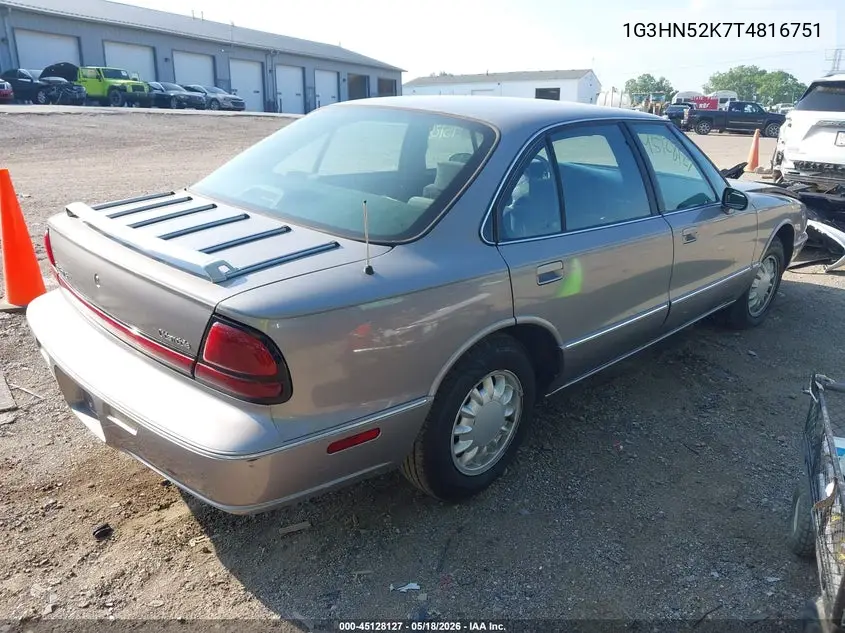 1996 Oldsmobile 88 Ls VIN: 1G3HN52K7T4816751 Lot: 45128127