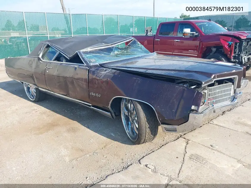 1969 Oldsmobile 98 VIN: 0000384579M182301 Lot: 45566229