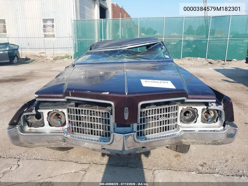 1969 Oldsmobile 98 VIN: 0000384579M182301 Lot: 45566229