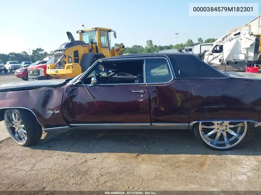 1969 Oldsmobile 98 VIN: 0000384579M182301 Lot: 45566229
