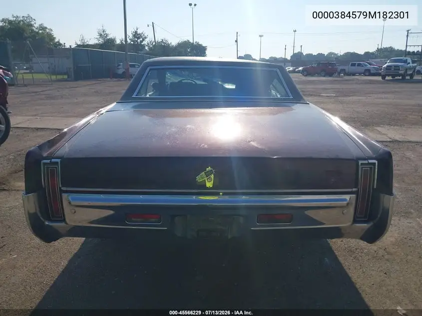 1969 Oldsmobile 98 VIN: 0000384579M182301 Lot: 45566229