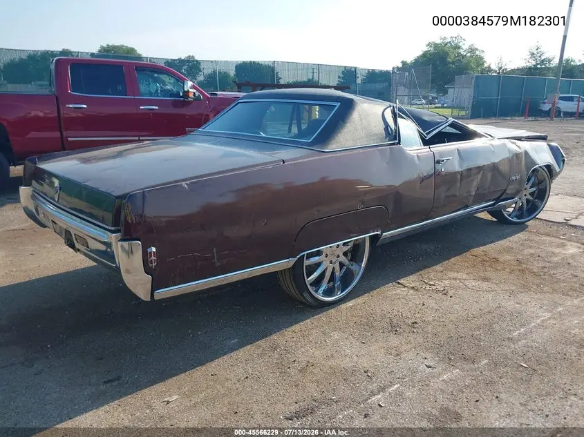 1969 Oldsmobile 98 VIN: 0000384579M182301 Lot: 45566229