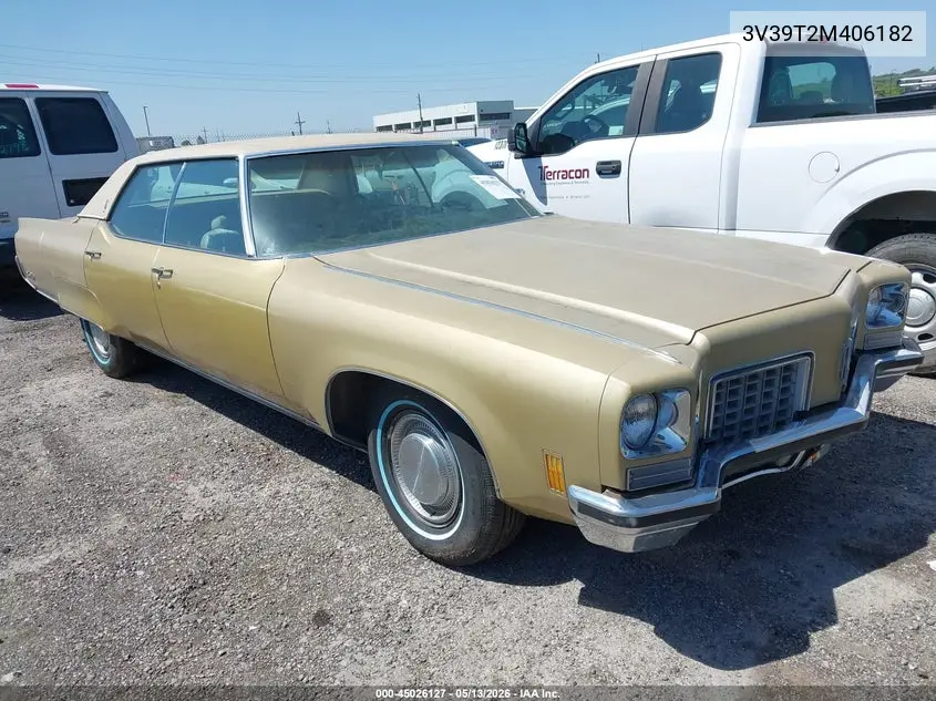 1972 Oldsmobile 98 VIN: 3V39T2M406182 Lot: 45026127