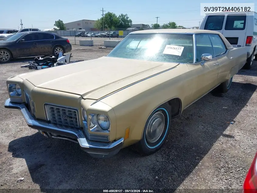 1972 Oldsmobile 98 VIN: 3V39T2M406182 Lot: 45026127