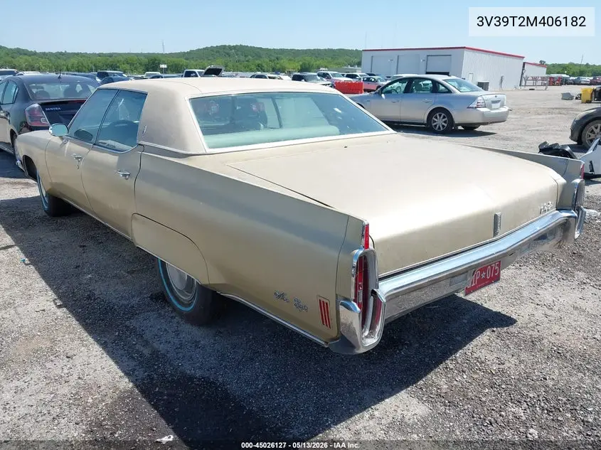 1972 Oldsmobile 98 VIN: 3V39T2M406182 Lot: 45026127