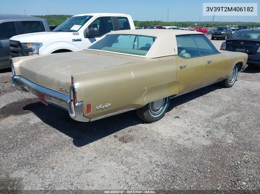 1972 Oldsmobile 98 VIN: 3V39T2M406182 Lot: 45026127