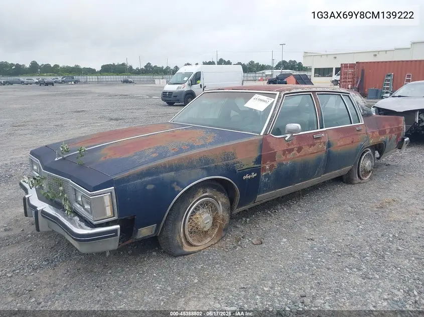 1982 Oldsmobile 98 Regency VIN: 1G3AX69Y8CM139222 Lot: 45388802