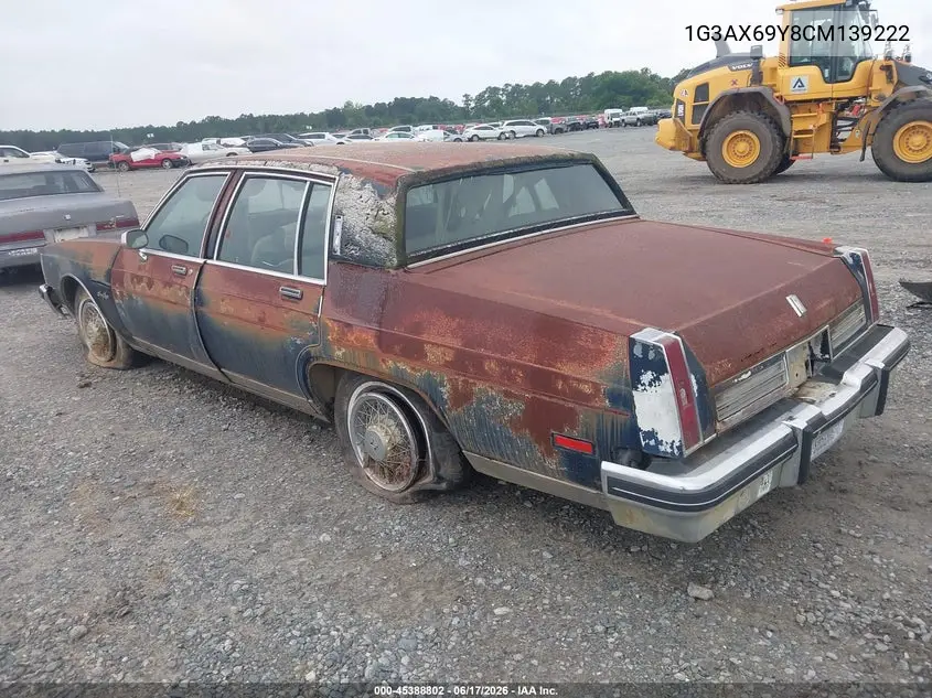 1982 Oldsmobile 98 Regency VIN: 1G3AX69Y8CM139222 Lot: 45388802