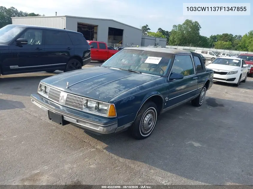 1985 Oldsmobile 98 Regency Brougham VIN: 1G3CW1137F1347855 Lot: 45323096