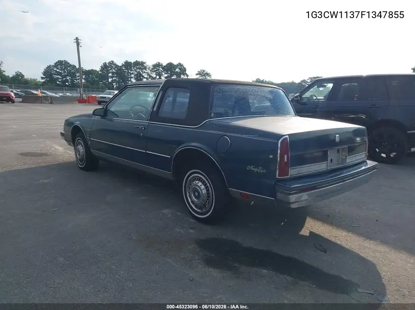 1985 Oldsmobile 98 Regency Brougham VIN: 1G3CW1137F1347855 Lot: 45323096