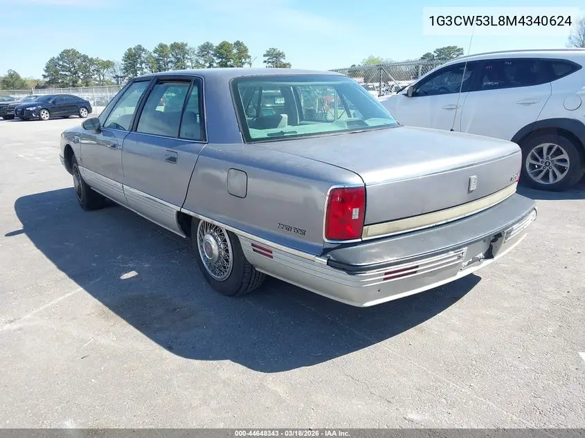1991 Oldsmobile 98 Regency Elite VIN: 1G3CW53L8M4340624 Lot: 44648343