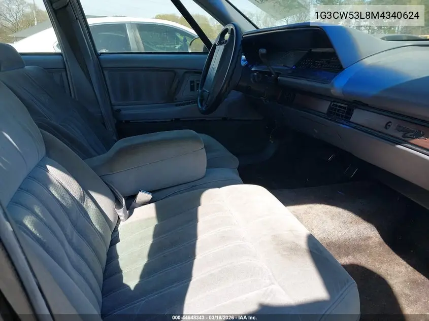1991 Oldsmobile 98 Regency Elite VIN: 1G3CW53L8M4340624 Lot: 44648343
