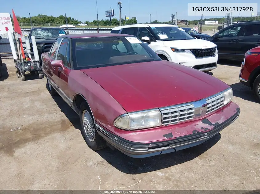 1992 Oldsmobile 98 Regency VIN: 1G3CX53L3N4317928 Lot: 45539767