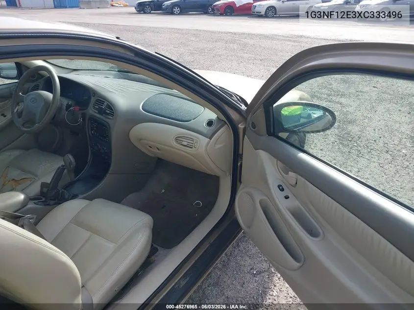 1999 Oldsmobile Alero Gls VIN: 1G3NF12E3XC333496 Lot: 45276965
