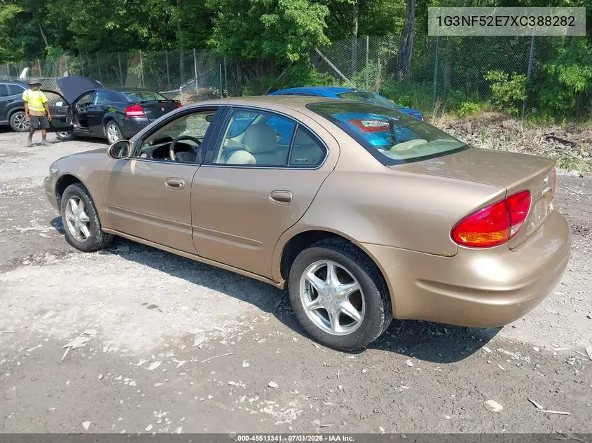 1999 Oldsmobile Alero Gls VIN: 1G3NF52E7XC388282 Lot: 45511341