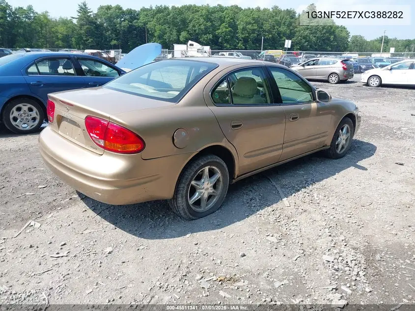 1999 Oldsmobile Alero Gls VIN: 1G3NF52E7XC388282 Lot: 45511341
