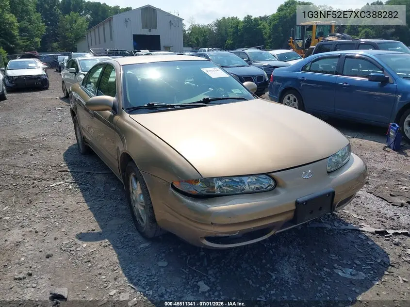 1999 Oldsmobile Alero Gls VIN: 1G3NF52E7XC388282 Lot: 45511341