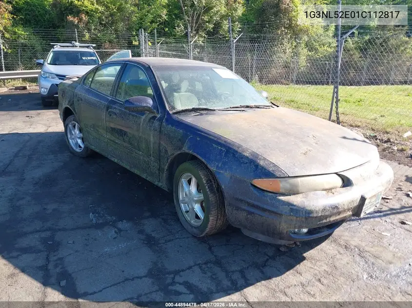 2001 Oldsmobile Alero Gl2 VIN: 1G3NL52E01C112817 Lot: 44894478