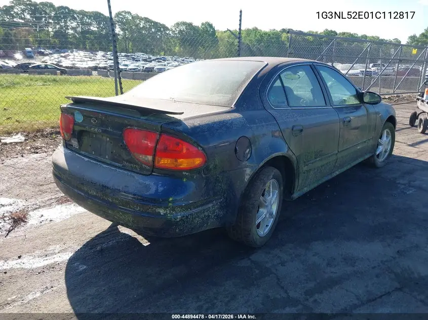 2001 Oldsmobile Alero Gl2 VIN: 1G3NL52E01C112817 Lot: 44894478