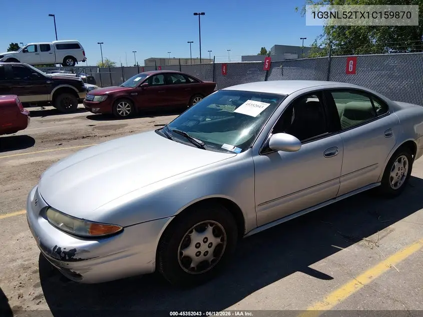 2001 Oldsmobile Alero Gl1 VIN: 1G3NL52TX1C159870 Lot: 45352043