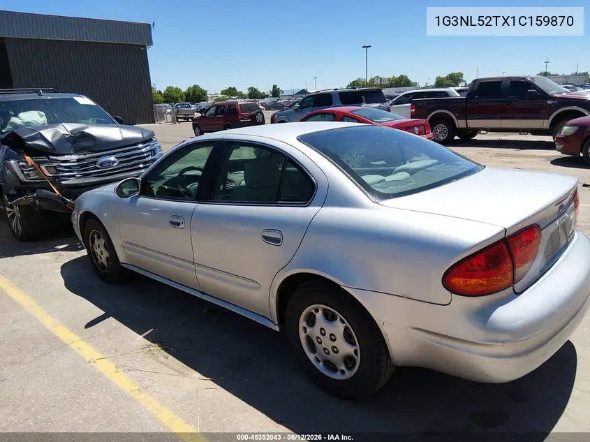 2001 Oldsmobile Alero Gl1 VIN: 1G3NL52TX1C159870 Lot: 45352043