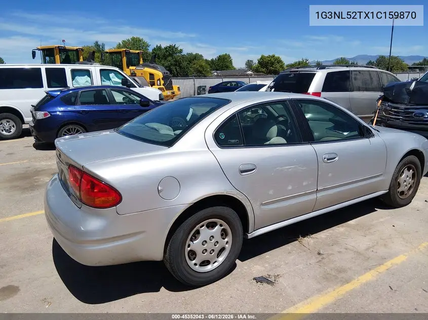 2001 Oldsmobile Alero Gl1 VIN: 1G3NL52TX1C159870 Lot: 45352043